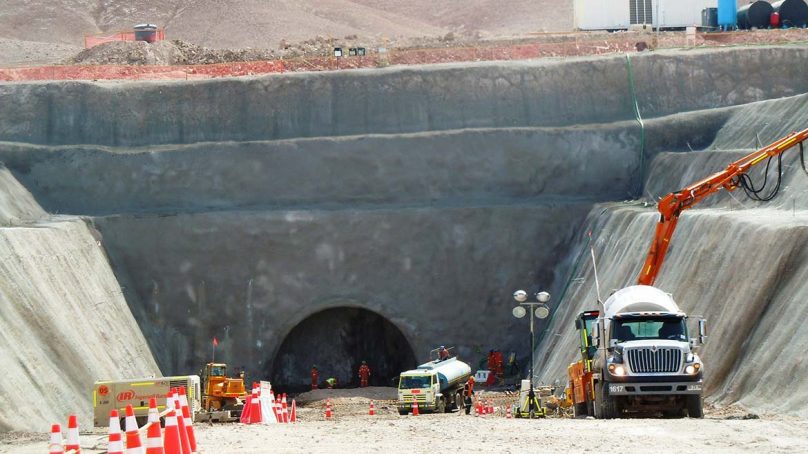 Túnel de Chuquicamata Subterránea tiene construidos 123 km de los 140 km requeridos