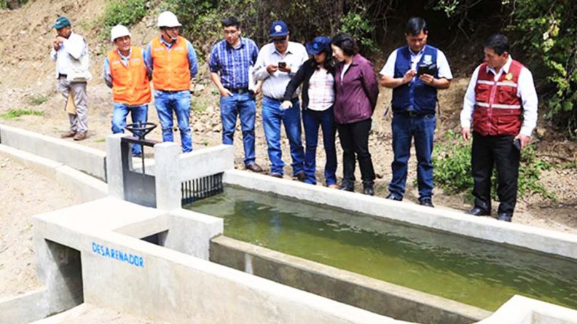 Antamina, a través de Obras por Impuestos, mejoró canal de riego en Huayllapampa