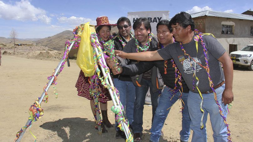 Minera Hudbay invierte S/948,629 para construcción de trochas carrozables en distrito de Chamaca