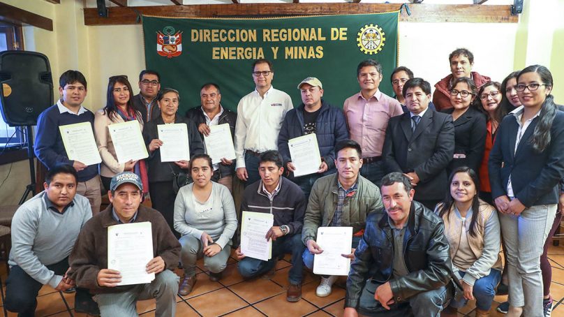 MEM inicia proceso de formalización minera en Cajamarca