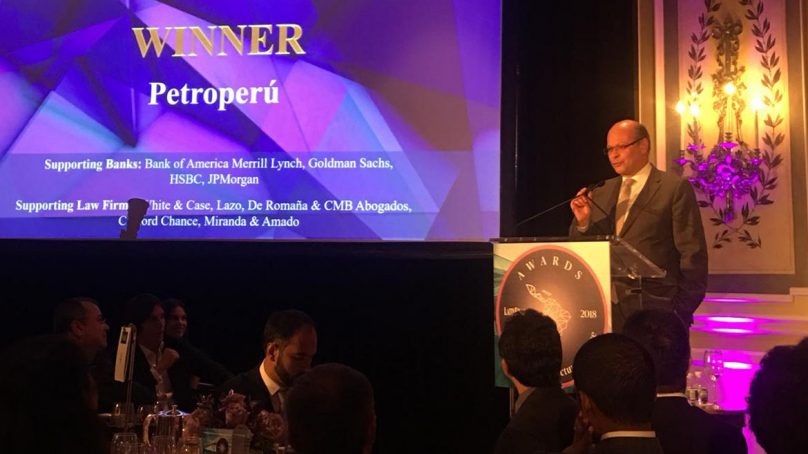 Comunidad financiera internacional premia a estatal Petroperú por exitosa emisión de bonos