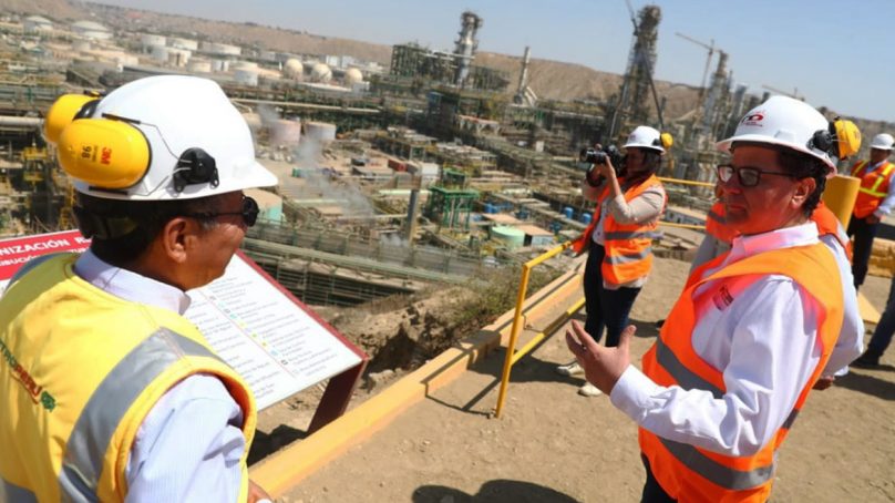 Refinería de Talara: Ministro Ísmodes verifica avance de más del 70% en obras del proyecto de modernización