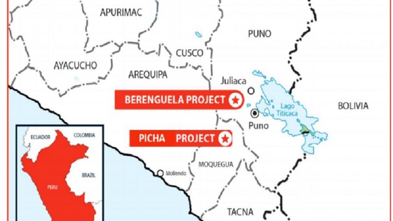 Brazo explorador de Rio Tinto se une al estudio del proyecto Berenguela en Puno