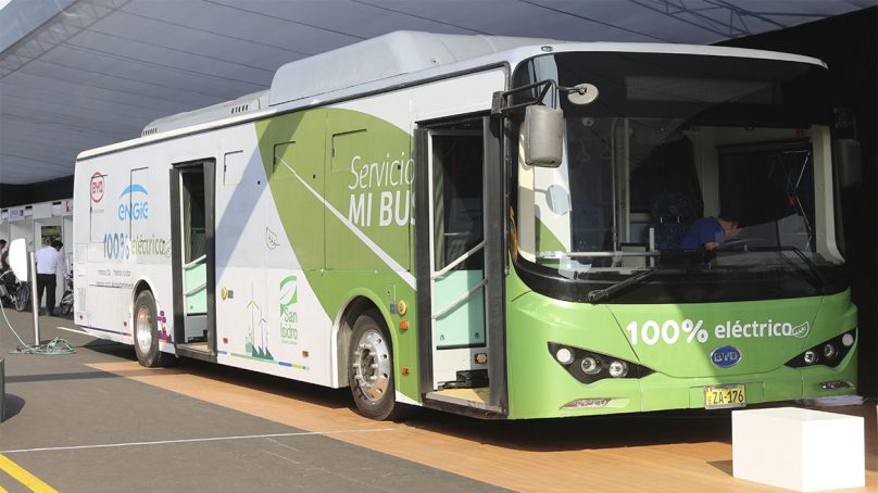 Cerro Corona, de Gold Fields, estrenará bus eléctrico en mayo para movilizar a trabajadores
