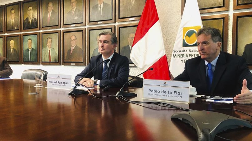 SNMPE pide que se respete Estado de derecho para atraer «la inversión que tanto necesitamos»