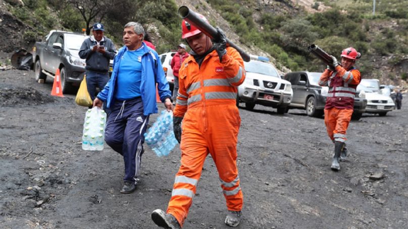 Continúan esfuerzos para rescatar a trabajador desaparecido en mina subterránea en Ica