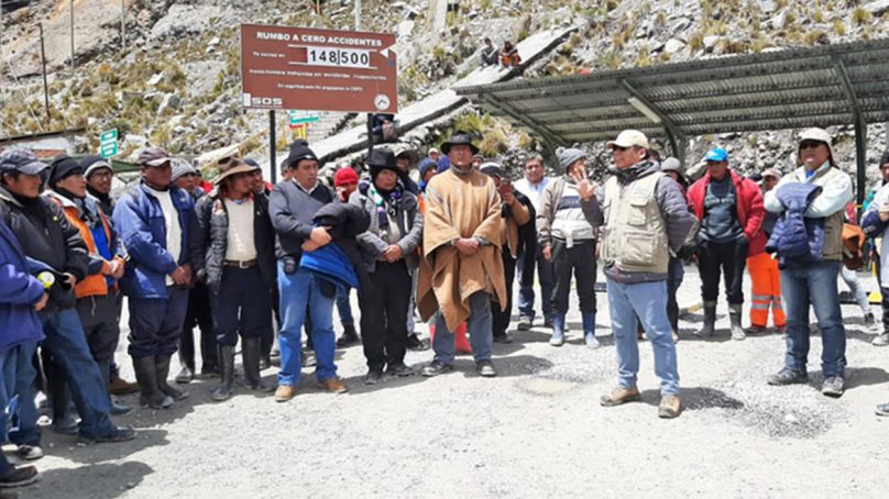 Buscan reestablecer diálogo entre comunidad de San Juan de Paucar y minera Raura