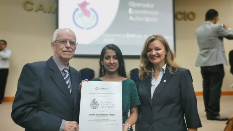La empresa peruana Modasa obtiene la certificación OEA Importador