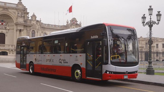 Bus eléctrico del Corredor Rojo evitó emisión de 6 toneladas de CO2 en Lima
