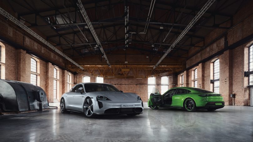 Taycan, deportivo eléctrico de marca de lujo Porsche que llegará al Perú