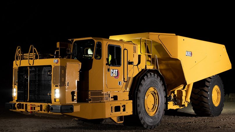Cat AD63, el nuevo camión subterráneo articulado de la marca de la oruga