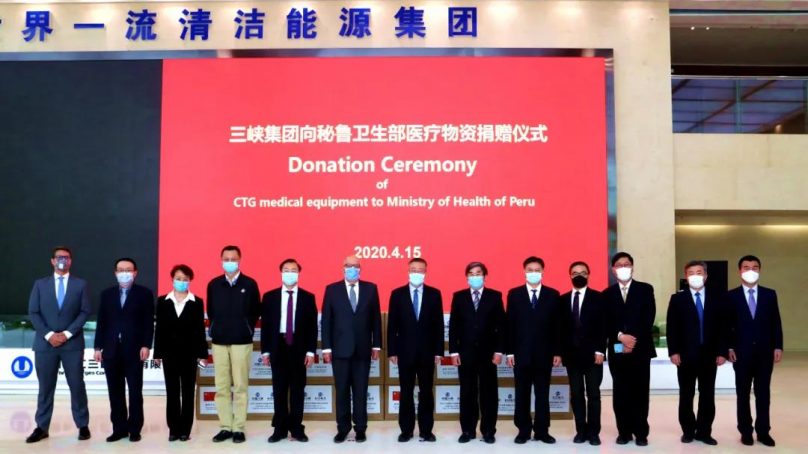 China Three Gorges dona suministros médicos al Perú valorizados en más de S/5 millones
