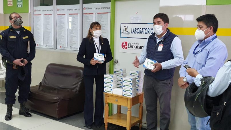 Unidad minera Shahuindo apoya con 500 pruebas serológicas a la provincia de Cajabamba