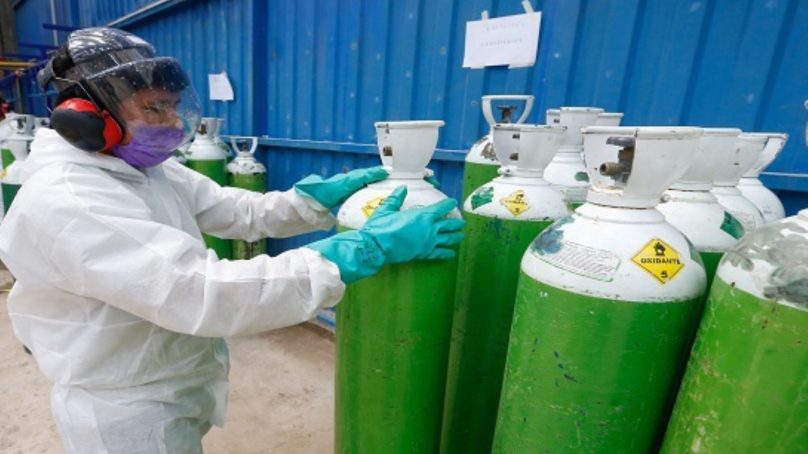 Nexa Resources entrega 100 cilindros con oxígeno medicinal al Ministerio de Salud