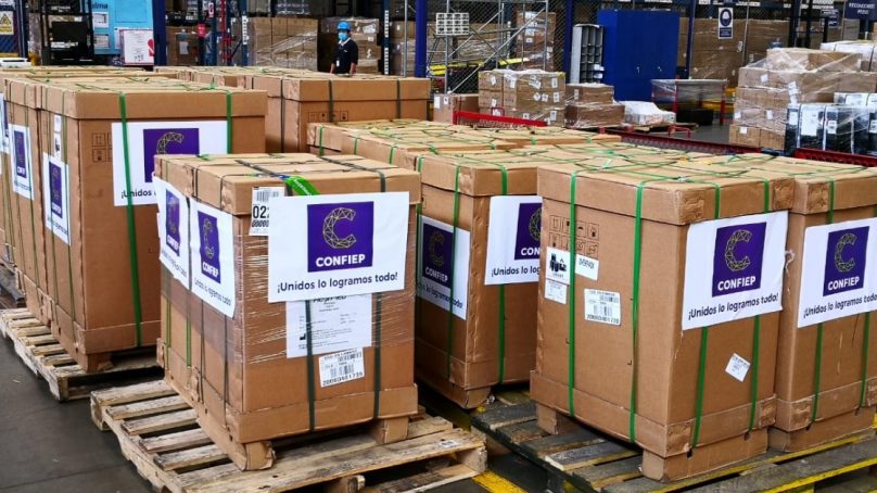 Confiep entrega primeros diez ventiladores mecánicos de un total de 237 que donará