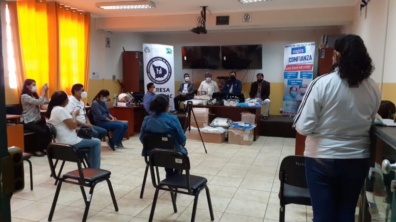 Abancay: Compañía Minera Ares dona equipos para Hospital Regional Guillermo Díaz de la Vega