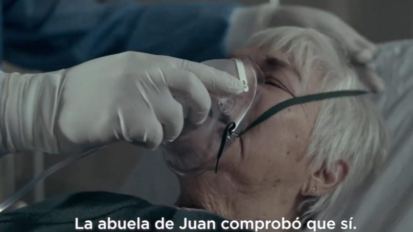 «El COVID no mata solo. No seamos cómplices»: realista campaña gubernamental