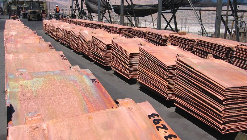El cobre, el «commodity» favorito del poderoso banco de inversión Goldman Sachs