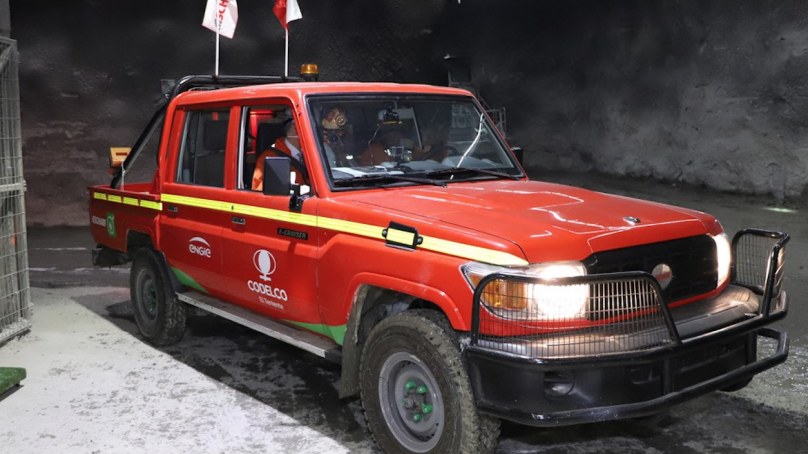 Codelco y Engie estrenan primera camioneta eléctrica para la minería chilena