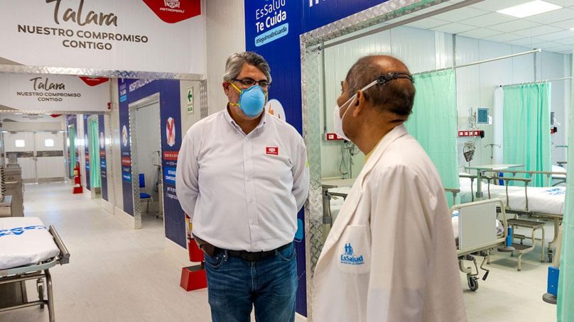 Nuevo Hospital Modular Talara financiado por Petroperú inició atención a pacientes COVID-19