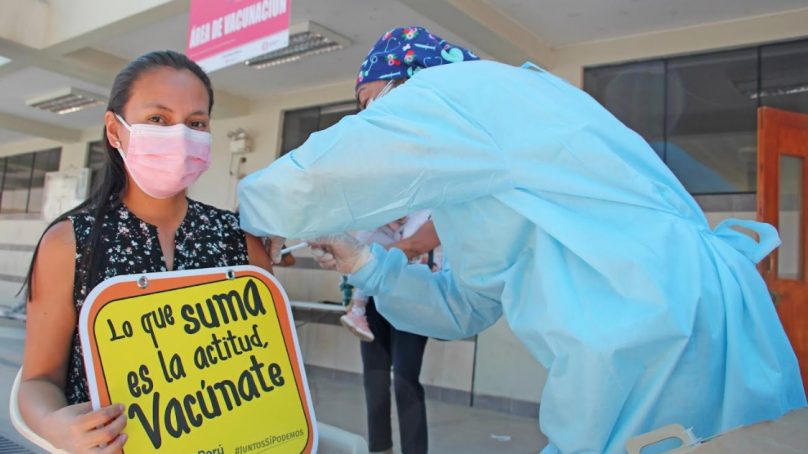 Vacunación contra la COVID-19 alcanza 94% de avance en 5 regiones donde apoya Southern Perú