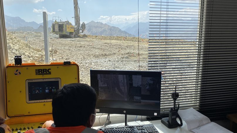 Hito tecnológico en Codelco: División Andina inicia perforación remota en Mina Rajo