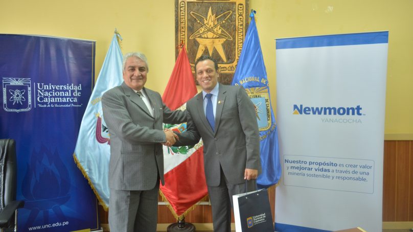 Newmont Yanacocha y la Universidad Nacional de Cajamarca firman un convenio de investigación aplicada e innovación tecnológica