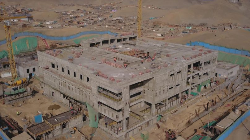 Cosapi concluye construcción del edificio principal del nuevo hospital de Huarmey, que financia Antamina