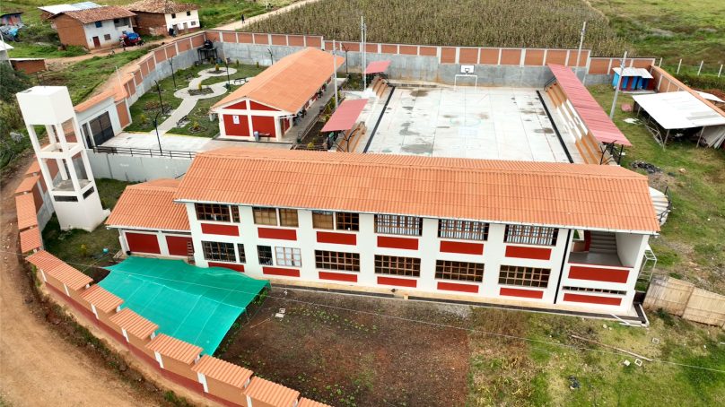 Summa Gold invierte S/4 millones en reconstrucción de colegio de caserío Coigobamba, en Huamachuco
