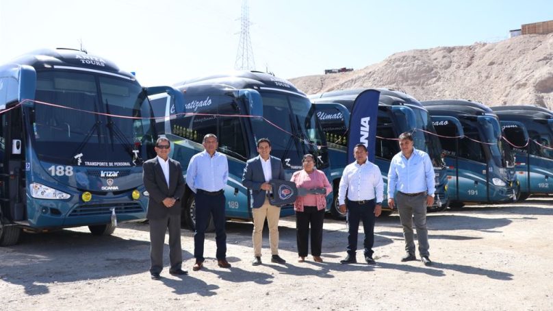 Scania refuerza su posicionamiento en sector minero con entrega de 15 buses Euro 5 a la empresa de transporte Anita Tour