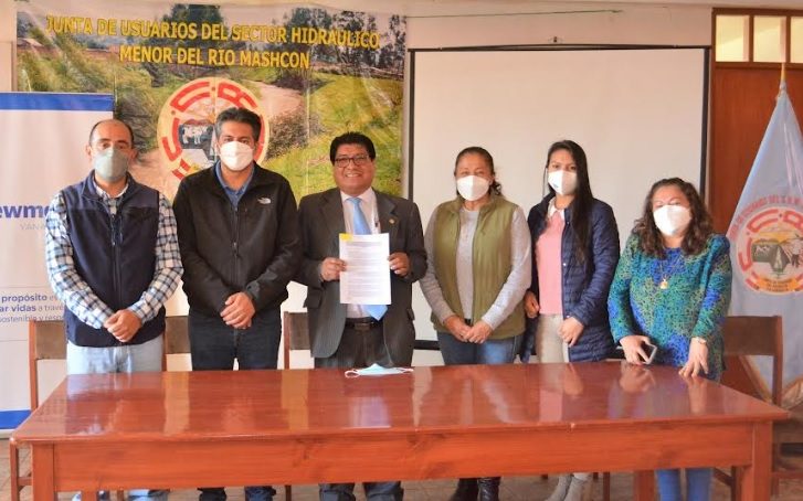 Junta de Usuarios del Río Mashcón y Newmont Yanacocha mejorarán eficiencia de riego en 33 comunidades