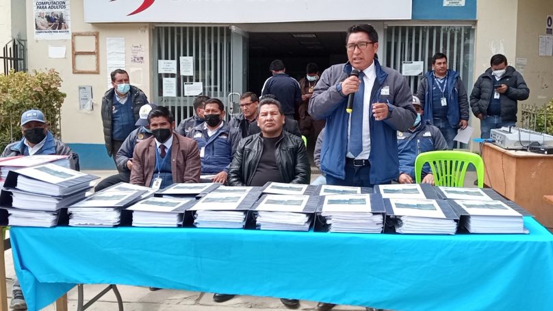 Apurímac: Las Bambas invierte S/3.9 millones en la entrega de cuatro expedientes técnicos para financiar proyectos de riego en Challhuahuacho
