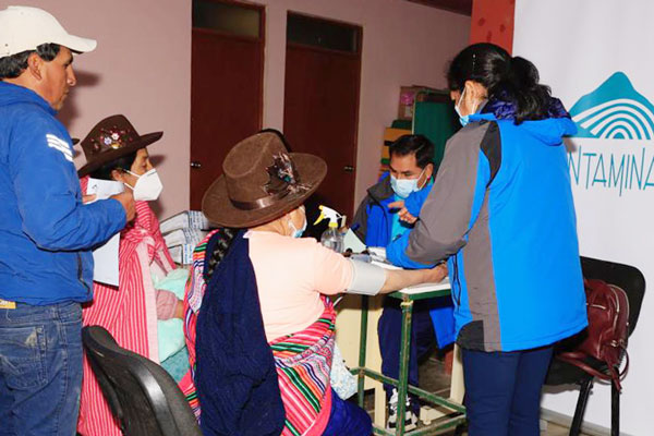 Áncash: Antamina inicia atenciones médicas para la comunidad campesina de Santa Cruz Pichiú