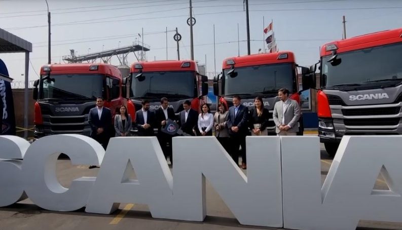 Scania entrega 5 unidades P450 para el transporte de concentrados de minerales a Transportes Toñito