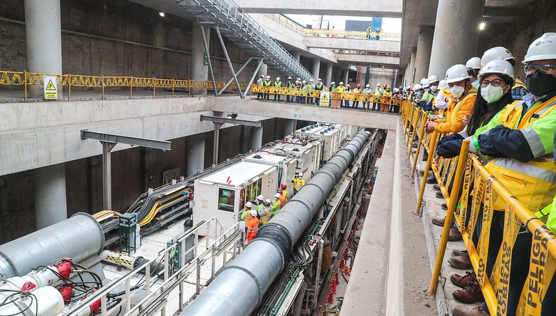 Encendida: ponen en funcionamiento segunda tuneladora de la Línea 2 del Metro de Lima