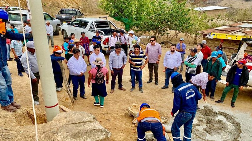 Lambayeque: inician obras de electrificación rural en centro poblado El Limón