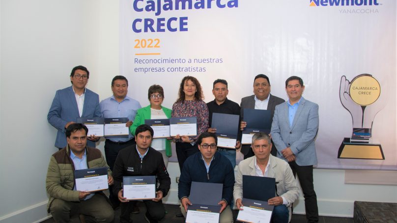 Reconocen a empresas por su contribución con el desarrollo de Cajamarca