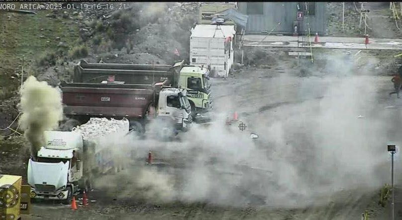 Hudbay: «Afectaron maquinaria importante para la relavera y camiones de transporte de insumos críticos para la operación»
